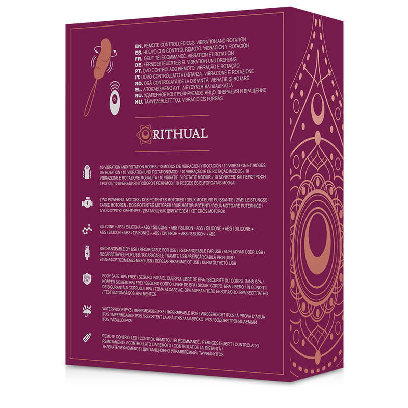 RITHUAL - SISTEMA DE CONTROL REMOTO DE ROTACIÓN DE HUEVOS ESHA + VIBRACIÓN