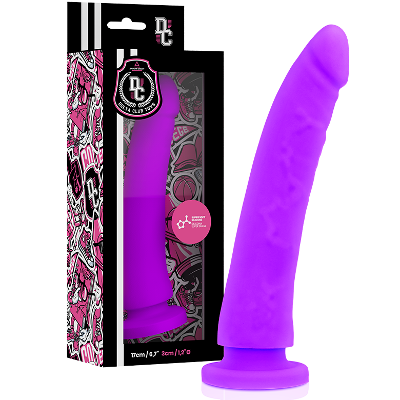 DELTA CLUB - TOYS MEDICAL DILDO LILAC SILICONE 17 CM -O- 3 CM