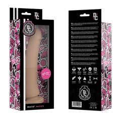 DELTA CLUB - JUGUETES DILDO DE SILICONA MÉDICA NATURAL 20 CM -O- 4 CM