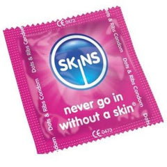 SKINS - CONDOMS POINTS &amp; STRIPS BAG 500 UNITS