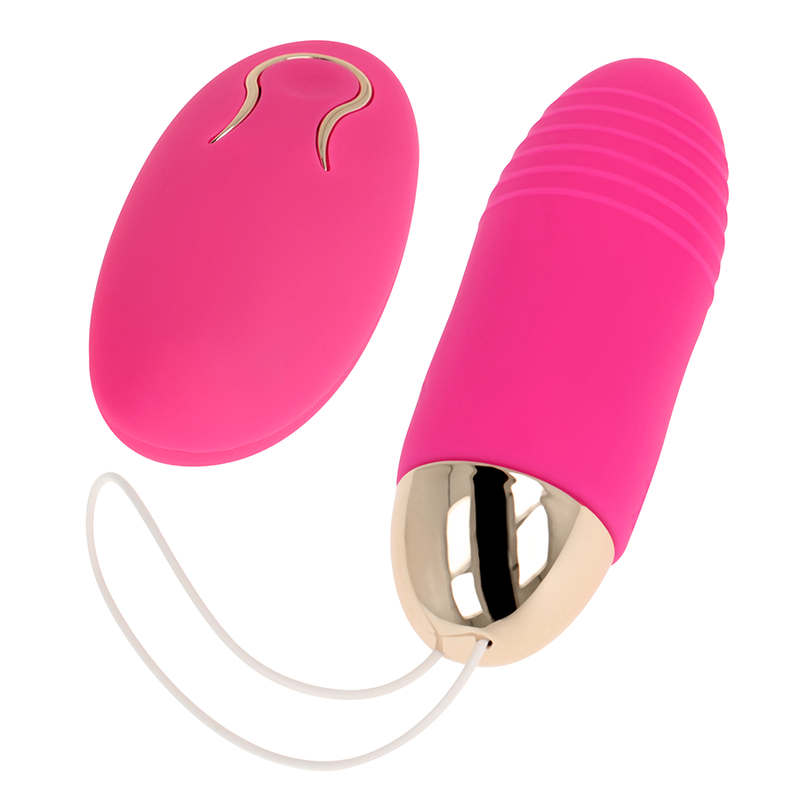 OHMAMA - 10 SPEED REMOTE CONTROL VIBRATING EGG PINK