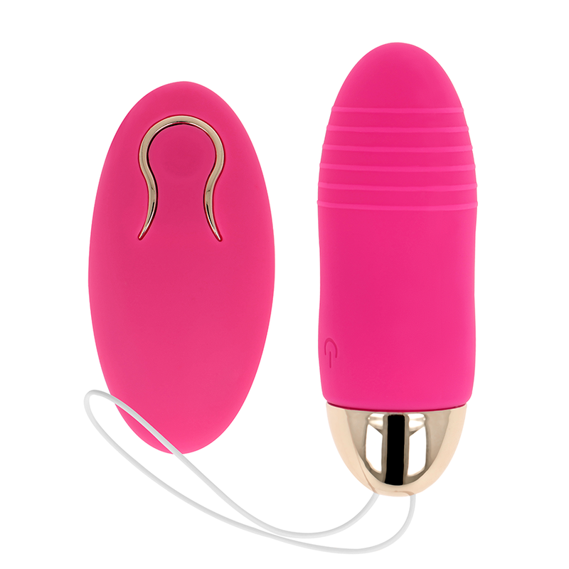 OHMAMA - 10 SPEED REMOTE CONTROL VIBRATING EGG PINK