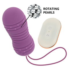 OHMAMA - HUEVO CONTROL REMOTO 7 MODOS DE ROTACIÓN LILA