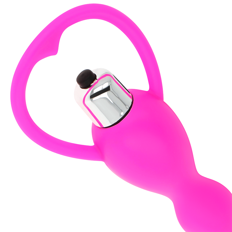 OHMAMA - ESTIMULADOR ANAL CON VIBRACIÓN FUCSIA