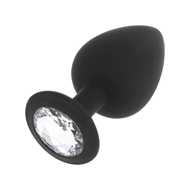 OHMAMA - PLUG ANAL EN SILICONE DIAMANT TAILLE S 7 CM