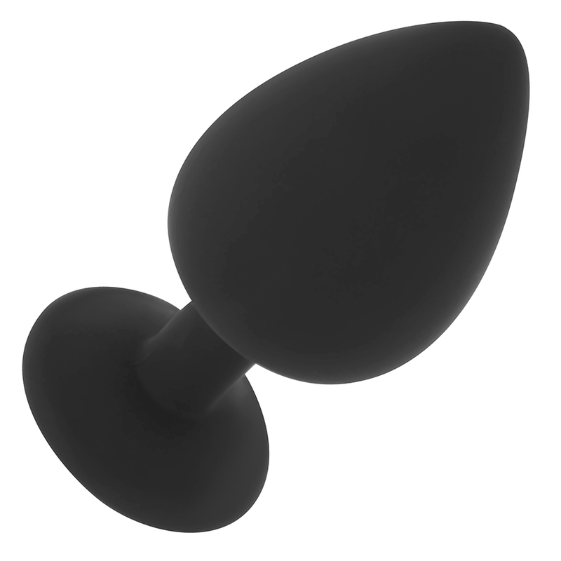 OHMAMA - PLUG ANAL EN SILICONE DIAMANT TAILLE M 8 CM