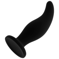 OHMAMA - CURVED SILICONE ANAL PLUG POINT P 12 CM