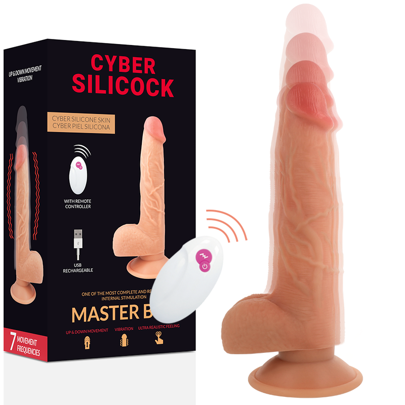 CYBER SILICOCK - MANDO A DISTANCIA REALISTA MASTER BEN 23,88 CM -O- 4,3 CM