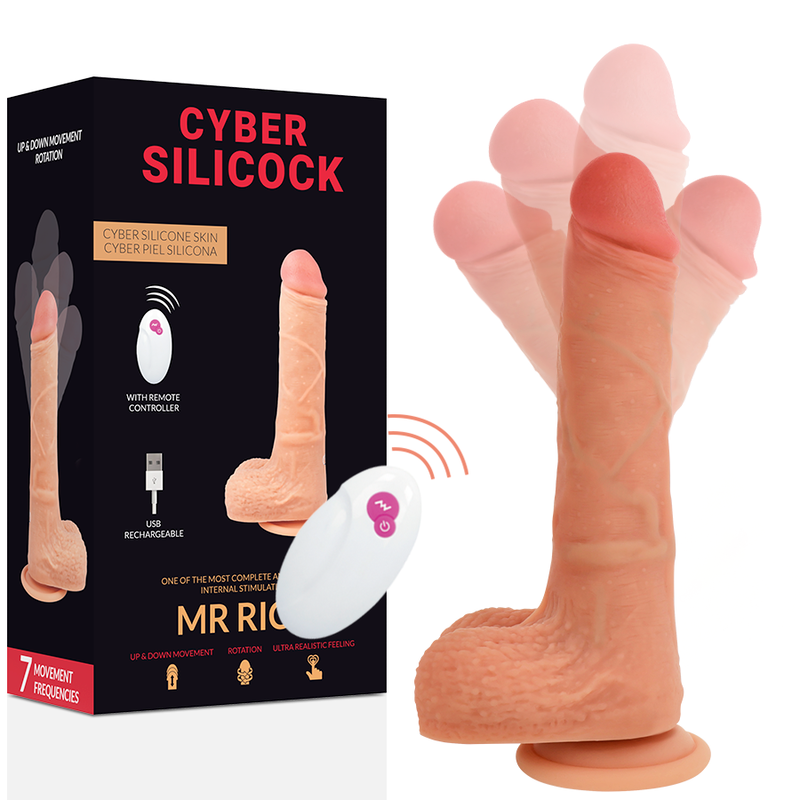 CYBER SILICOCK - MANDO A DISTANCIA REALISTA MR RICK 20,9 CM -O- 4 CM