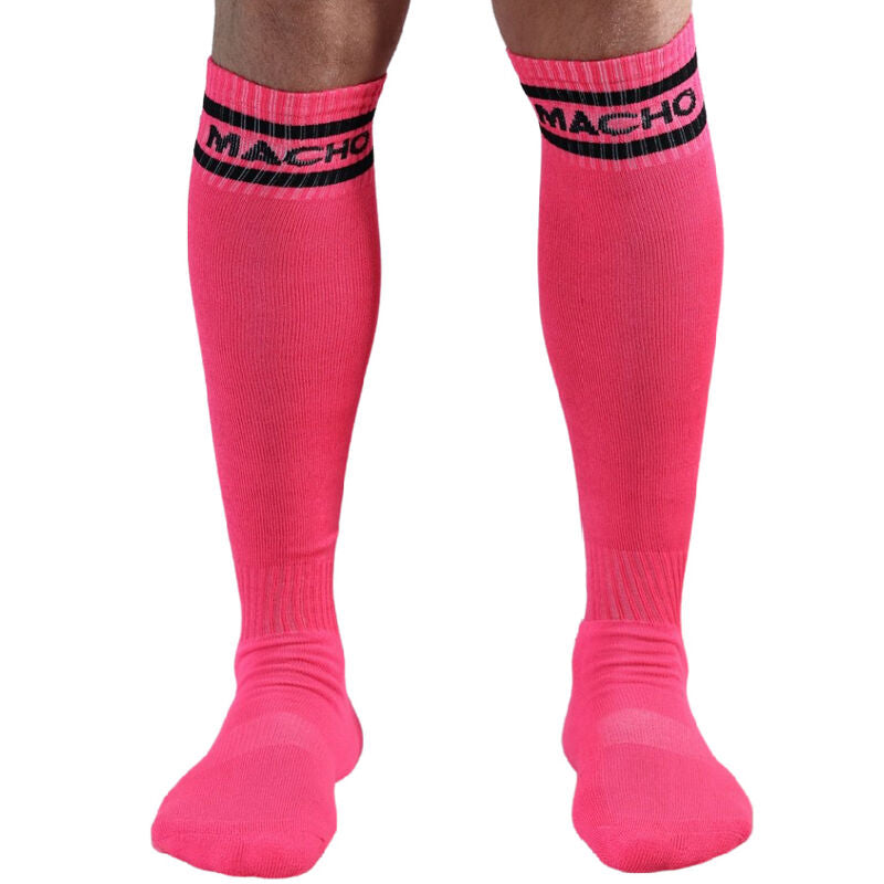 MACHO - CHAUSSETTES LONGUES TAILLE UNIQUE NOIR