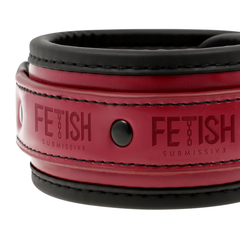 FETISH SUBMISSIVE DARK ROOM - ESPOSAS DE PIEL VEGANA CON FORRO DE NEOPRENO