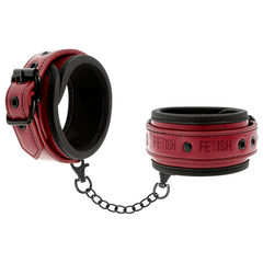 FETISH SUBMISSIVE DARK ROOM - ESPOSAS DE PIEL VEGANA CON FORRO DE NEOPRENO