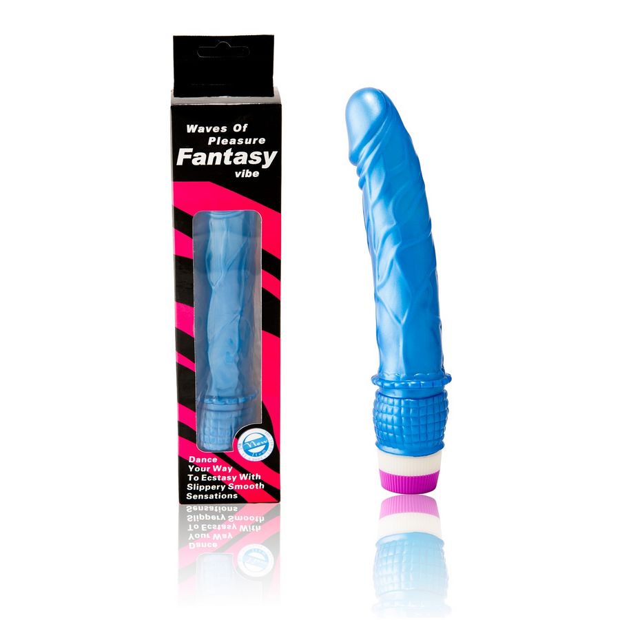 BAILE - ONDAS DE PLACER VIBRADOR 23 CM AZUL