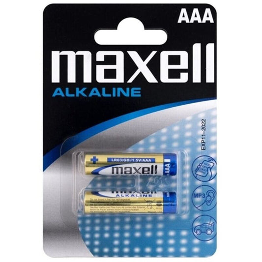 MAXELL - AAA ALKALINE BATTERY LR03 BLISTER*2