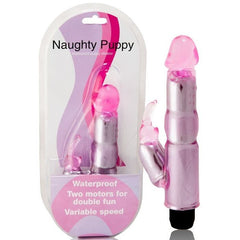 BAILE - VIBRADOR CON ESTIMULADOR ROSA AJUSTABLE