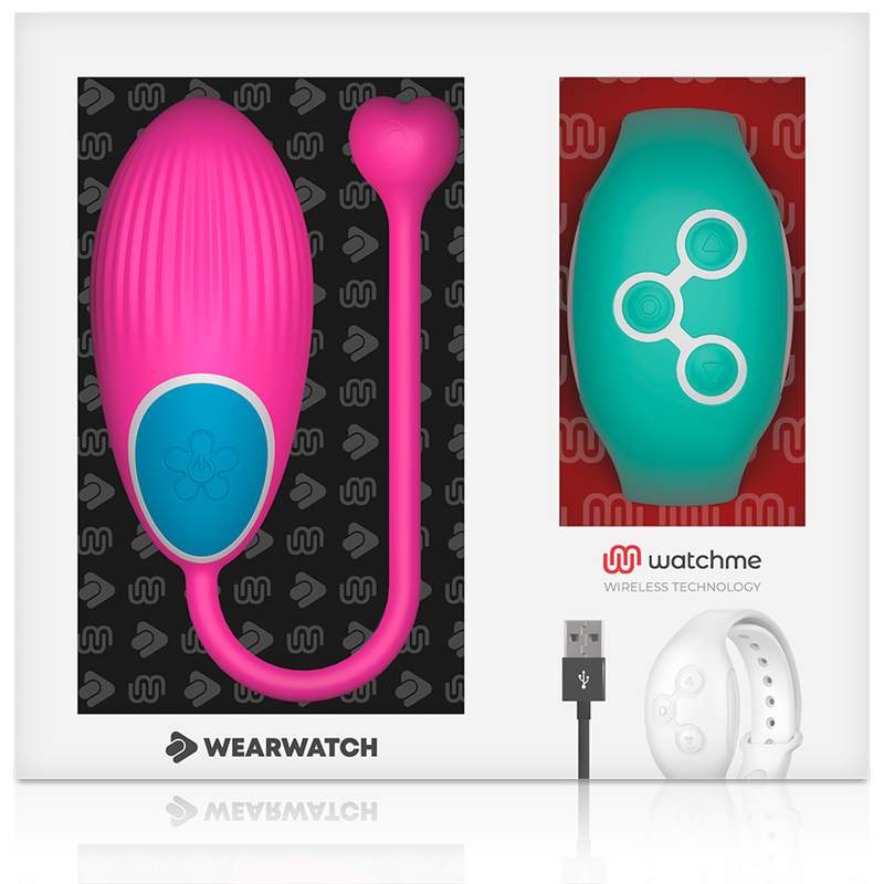 WEARWATCH - HUEVO MANDO A DISTANCIA TECNOLOGÍA WATCHME FUCSIA/AGUA DE MAR