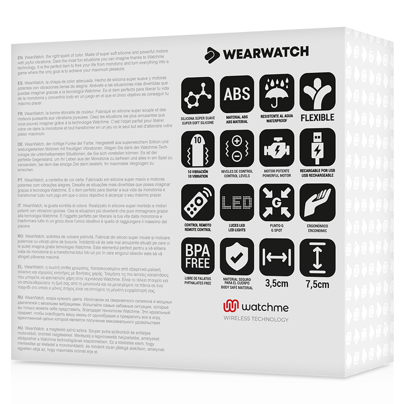 WEARWATCH - EGG TECHNOLOGY WATCHME SEAWATER / SNOW REMOTE CONTROL