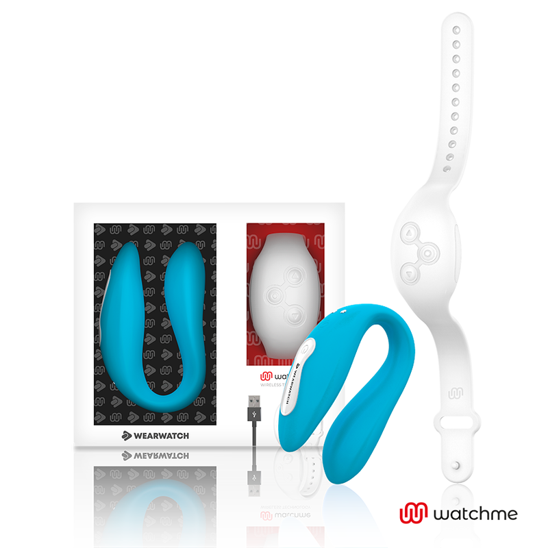 WEARWATCH - WATCHME VIBRADOR DE DOBLE TECNOLOGÍA INDIGO/SNOW