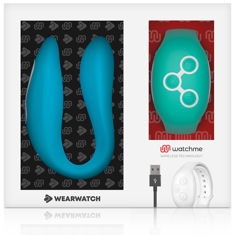 WEARWATCH - WATCHME VIBRADOR DOBLE TECNOLOGÍA INDIGO/AGUA DE MAR