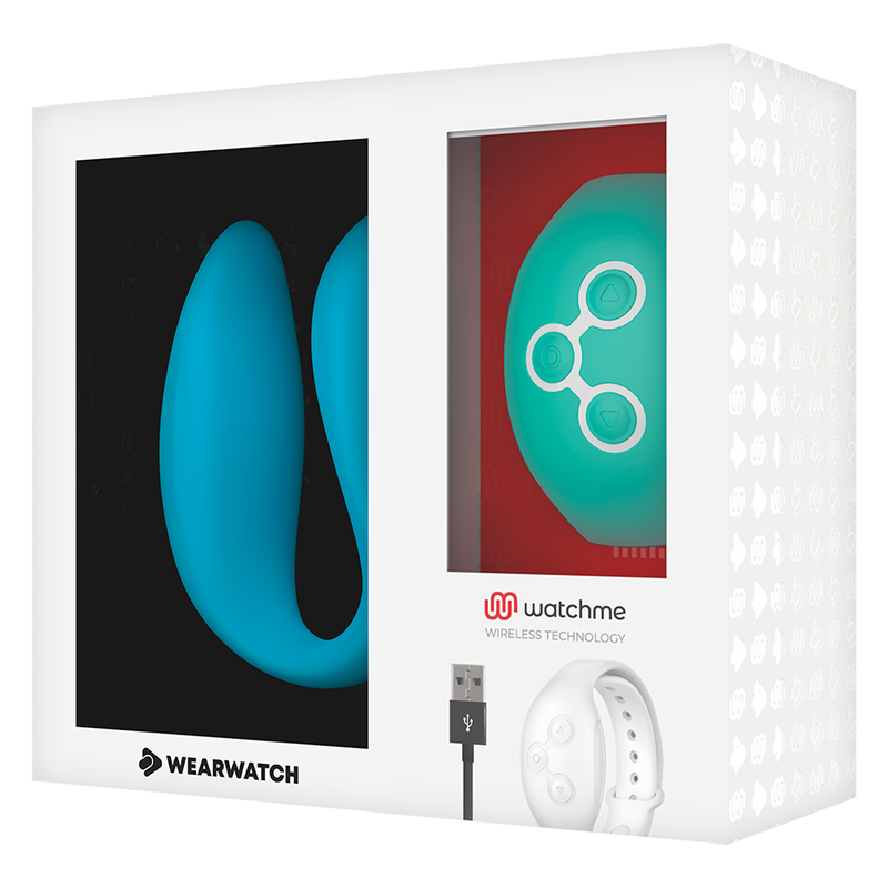 WEARWATCH - WATCHME VIBRADOR DOBLE TECNOLOGÍA INDIGO/AGUA DE MAR