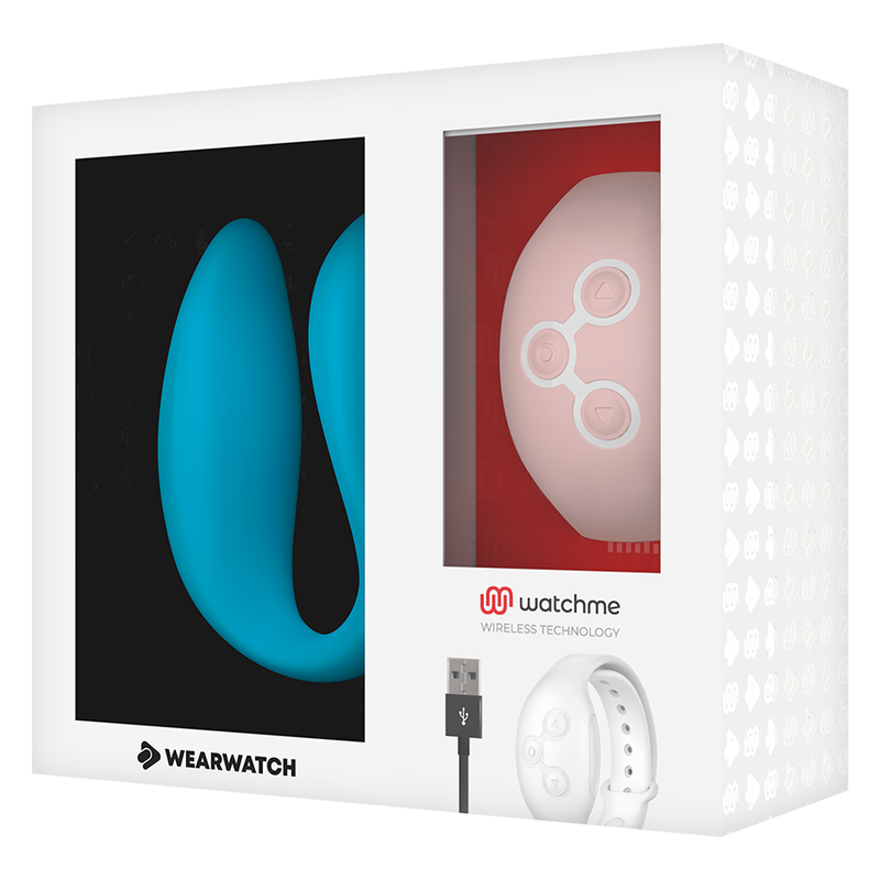 WEARWATCH - WATCHME VIBRADOR DE DOBLE TECNOLOGÍA INDIGO/ROSA