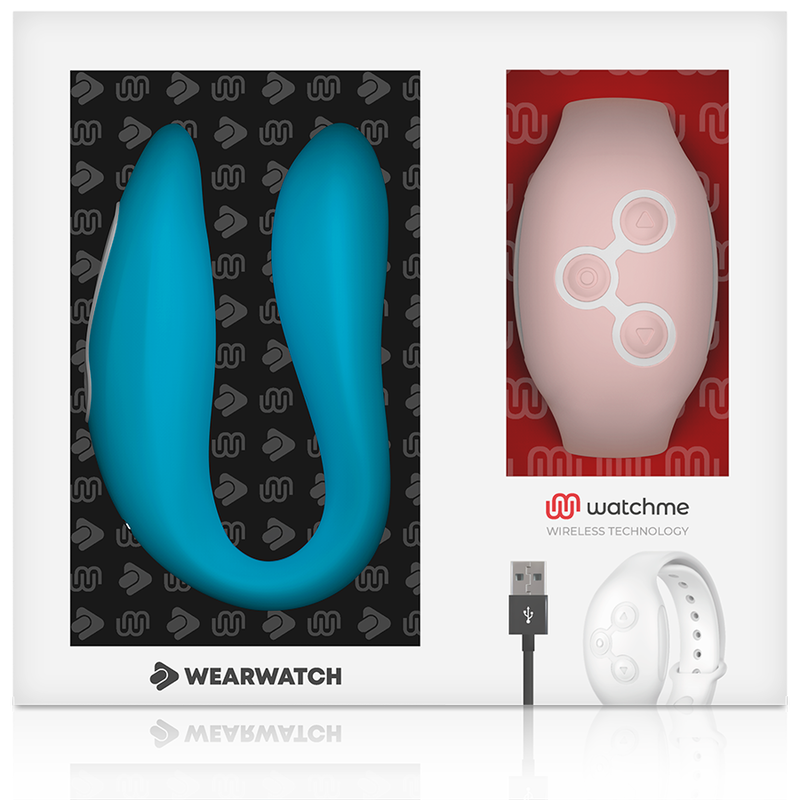 WEARWATCH - WATCHME VIBRADOR DE DOBLE TECNOLOGÍA INDIGO/ROSA