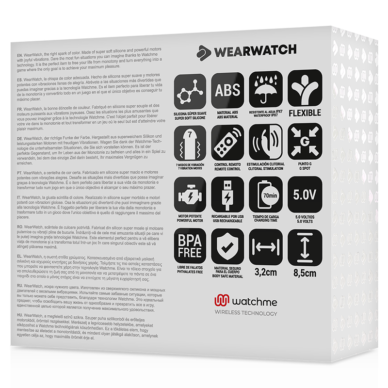 WEARWATCH - WATCHME LIGHT GREEN DUAL TECHNOLOGY VIBRATOR