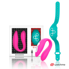 WEARWATCH - WATCHME VIBRADOR DE DOBLE TECNOLOGÍA FUCSIA/AGUA DE MAR