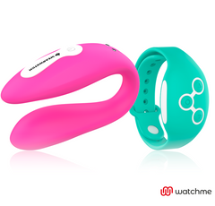 WEARWATCH - WATCHME VIBRADOR DE DOBLE TECNOLOGÍA FUCSIA/AGUA DE MAR