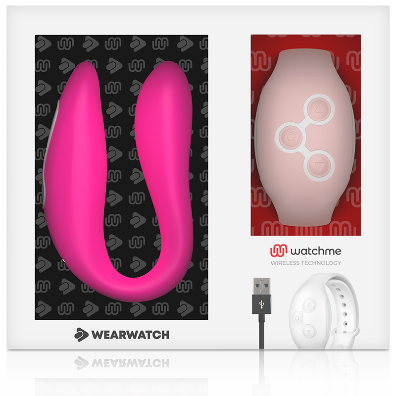 WEARWATCH - WATCHME VIBRADOR DOBLE TECNOLOGÍA FUCSIA/ROSA