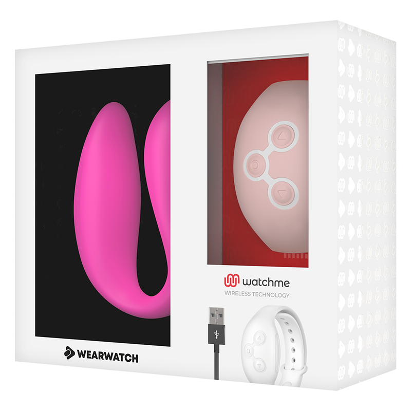 WEARWATCH - WATCHME VIBRADOR DOBLE TECNOLOGÍA FUCSIA/ROSA