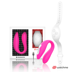 WEARWATCH - WATCHME VIBRADOR DOBLE TECNOLOGÍA FUCSIA/NIEVE