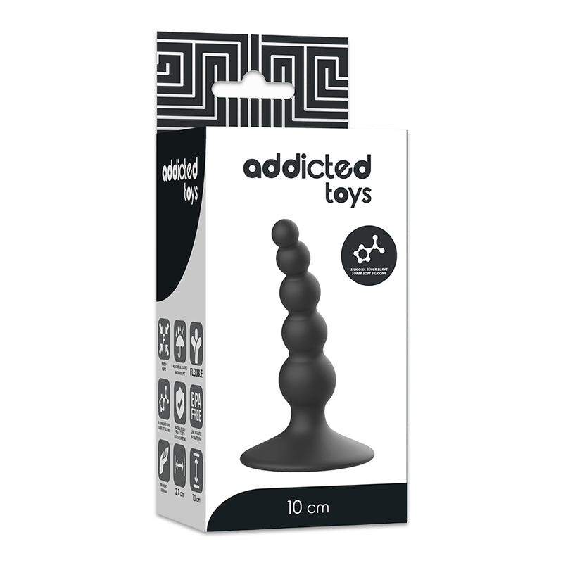 ADDICTED TOYS - ANAL SEX PLUG 10 CM BLACK