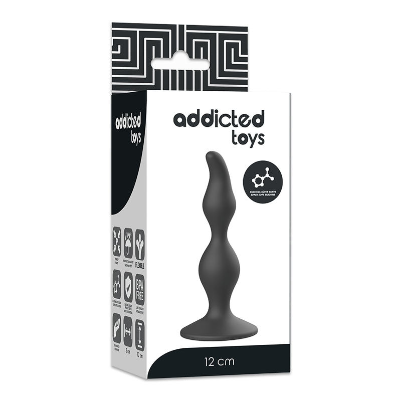 ADDICTED TOYS - ANAL SEX PLUG 12 CM BLACK