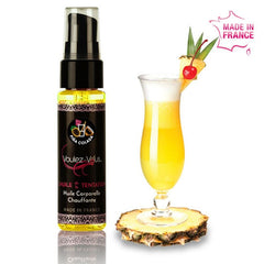 VOULEZ-VOUS - WARMING BODY OIL - PIÑA COLADA 35 ML