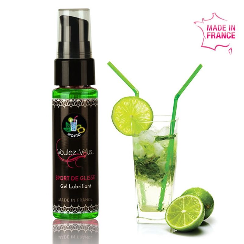 VOULEZ-VOUS - LUBRIFIANT  BASE DEAU - MOJITO - 35 ML